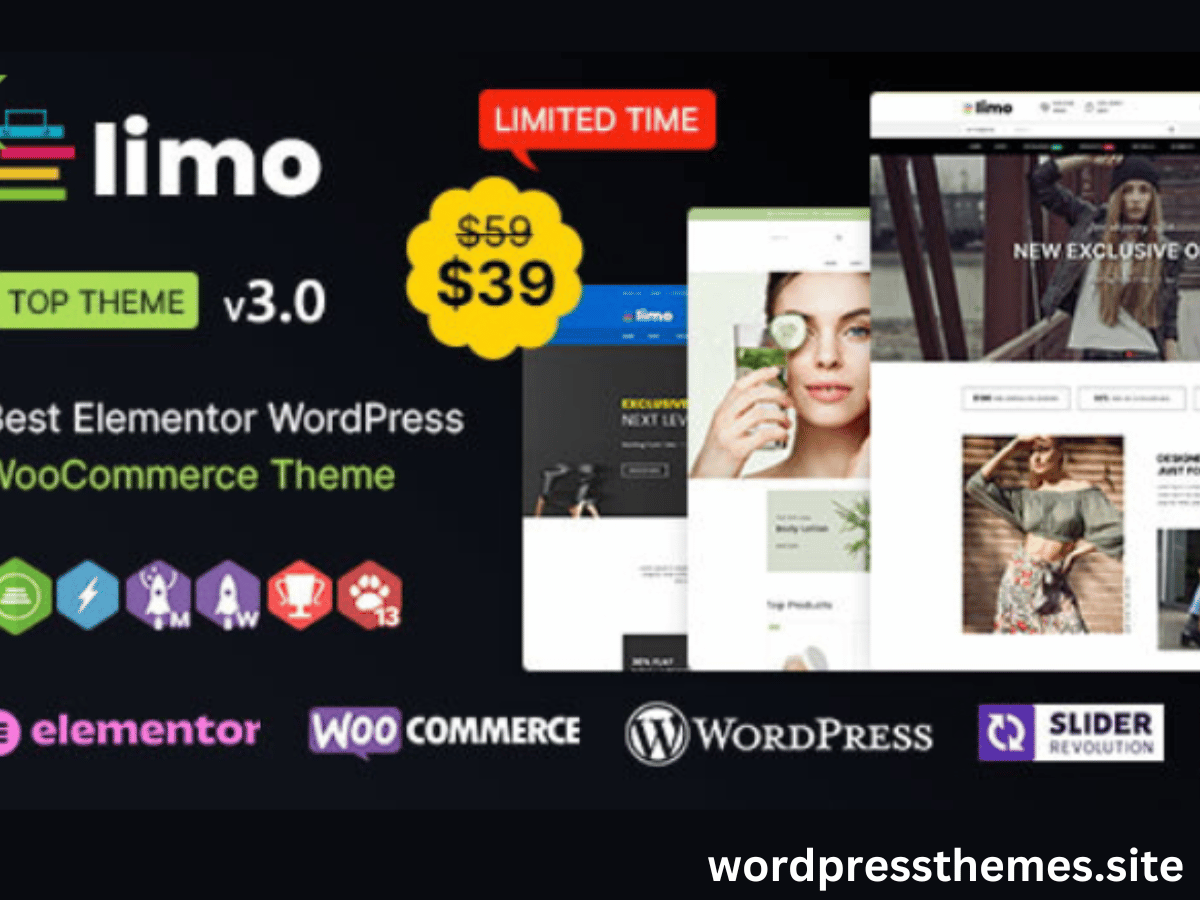 Limo WP Elementor Theme